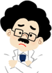悩む英世